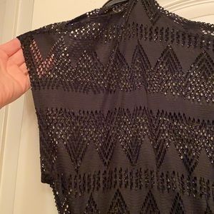 Swimsuit cover with drawstrings